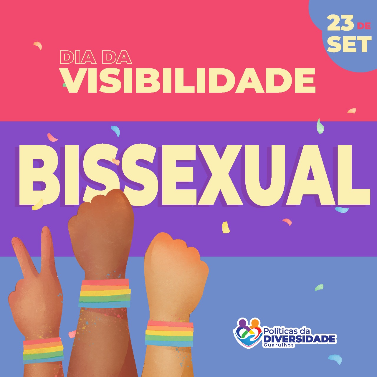 Subsecretaria Da Diversidade Combate Preconceitos No Dia Da Visibilidade Bissexual Prefeitura